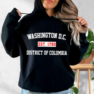 Washington Dc Est 1790 District Of Columbia Vintage Hoodie