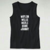 Waylon Jennings Willie Nelson Merle Haggard Johnny Cash Hank Album Tank Top Design