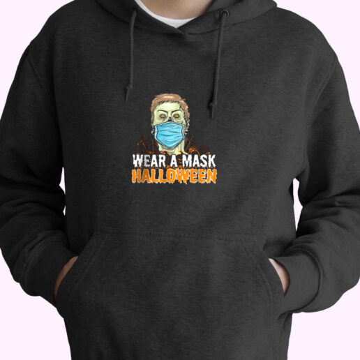 Wear A Mask Halloween Essential Hoodie Wear A Mask Halloween Essential Hoodie