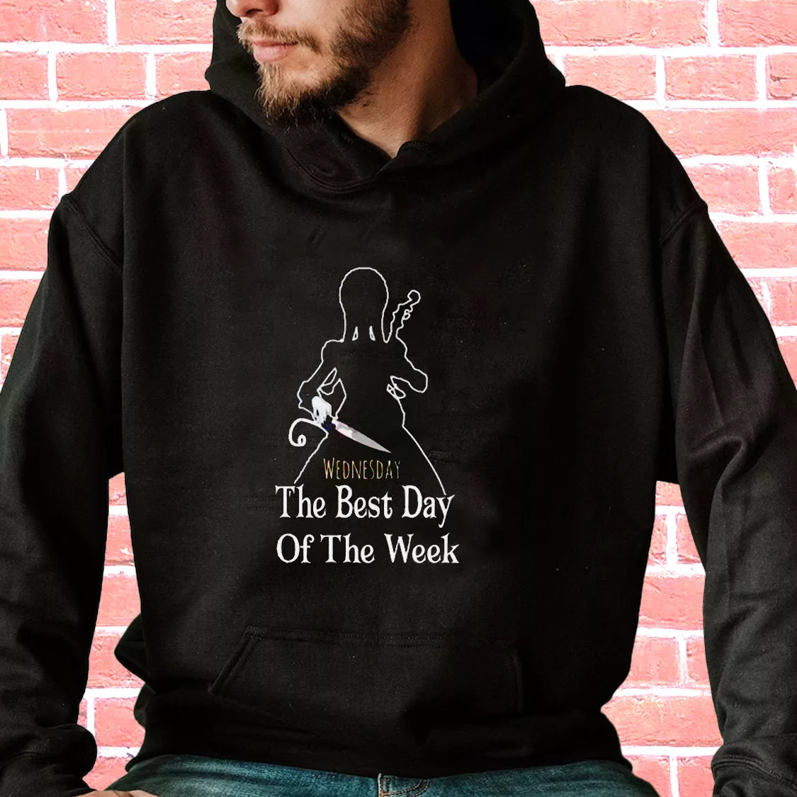 Wednesday Addams The Best Day Of The Week Trendy Hoodie Wednesday Addams The Best Day Of The Week Trendy Hoodie