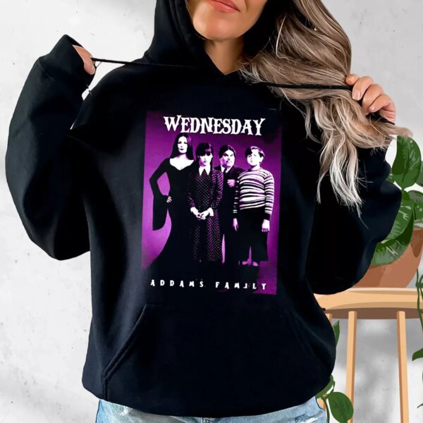 Wednesday Addams family all cast Trendy Hoodie