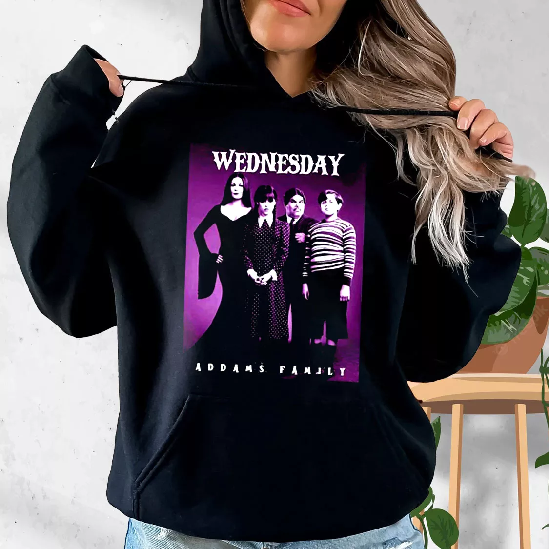 Wednesday Addams family all cast Trendy Hoodie Wednesday Addams family all cast Trendy Hoodie