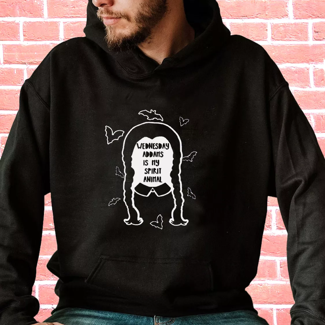 Wednesday Addams is my spirit animal Trendy Hoodie Wednesday Addams is my spirit animal Trendy Hoodie