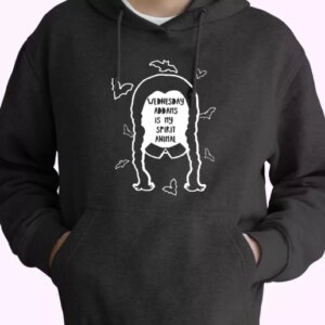Wednesday Addams is my spirit animal Trendy Hoodie 4