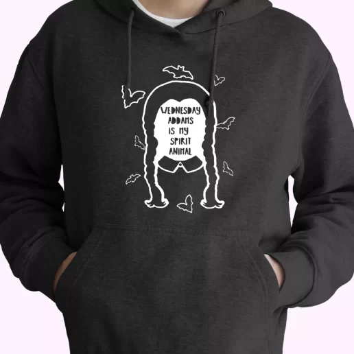 Wednesday Addams is my spirit animal Trendy Hoodie Wednesday Addams is my spirit animal Trendy Hoodie