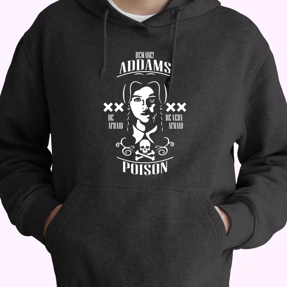 Wednesday Beware Addams Poison Trendy Hoodie Wednesday Beware Addams Poison Trendy Hoodie