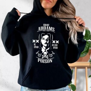 Wednesday Beware Addams Poison Trendy Hoodie