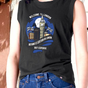 Welcome To London Graphic Tank Top