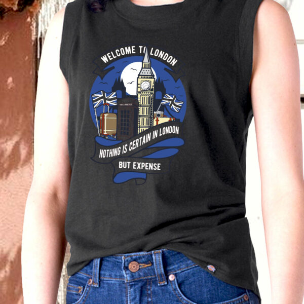 Welcome To London Graphic Tank Top
