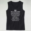 What Is A Female Veteran That Is Honor Quote Army Tank Top