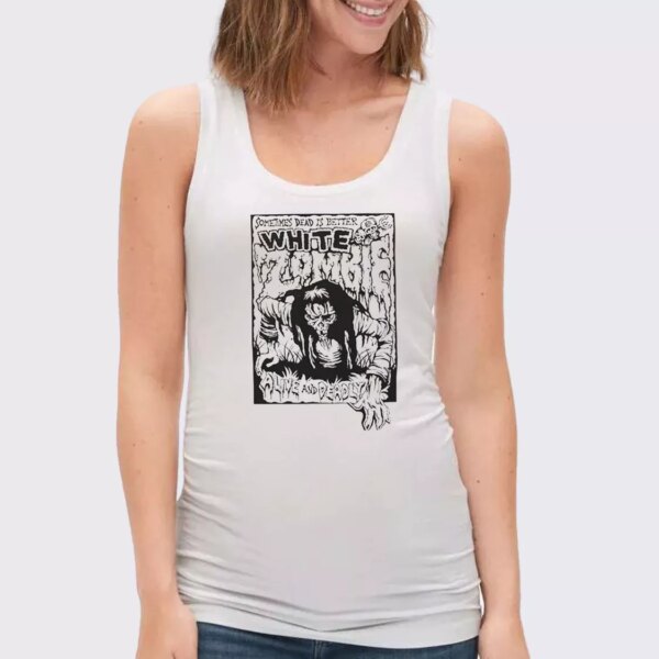 White Zombie Dead Is Better Summer Tank Top