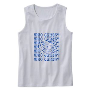 Who Cares Aesthetic Gym Christmas Tank Top