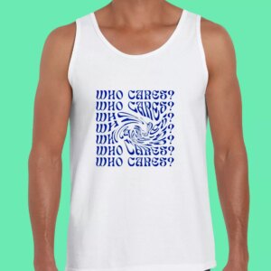 Who Cares Aesthetic Gym Christmas Tank Top 3