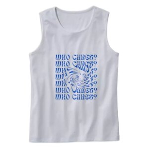 Who Cares Aesthetic Gym Christmas Tank Top 4