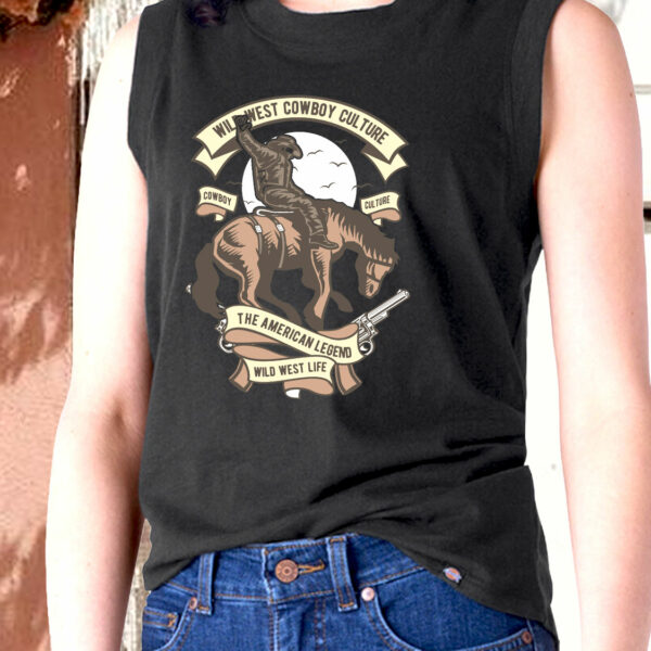 Wild West Cowboy Culture Graphic Tank Top