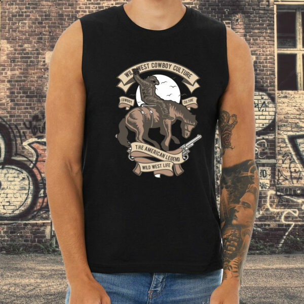 Wild West Cowboy Culture Graphic Tank Top
