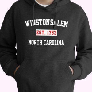 Winston Salem Est 1753 North Carolina Vintage Hoodie 4