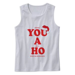 Wishing You A Jolly Ho Gym Christmas Tank Top
