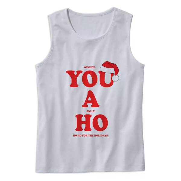 Wishing You A Jolly Ho Gym Christmas Tank Top