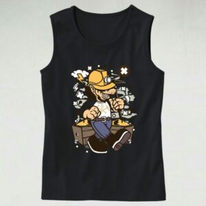 Wolf Gold Miner Graphic Tank Top 4