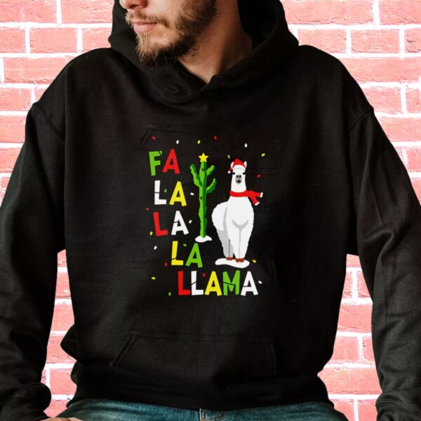 Xmas Falala Alpaca Funny Ugly Hoodie Xmas Outfits