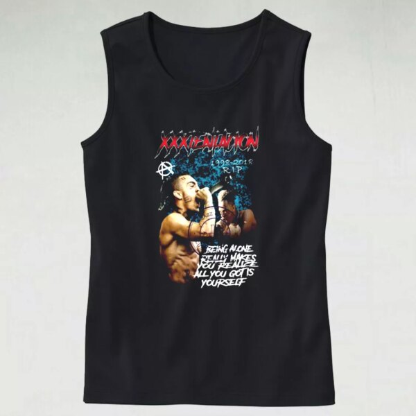 Xxxtentacion Hip Hop Rapper Being Alone Aesthetic Tank top