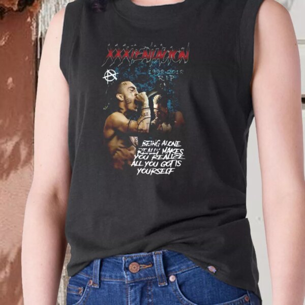 Xxxtentacion Hip Hop Rapper Being Alone Aesthetic Tank top