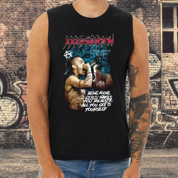 Xxxtentacion Hip Hop Rapper Being Alone Aesthetic Tank top