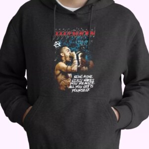 Xxxtentacion Hip Hop Rapper Being Alone Fashionable Hoodie