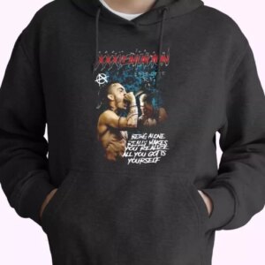 Xxxtentacion Hip Hop Rapper Being Alone Fashionable Hoodie 4