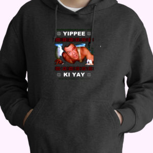 Yippe Ki Yay Xmas Ugly Christmas Essential Hoodie