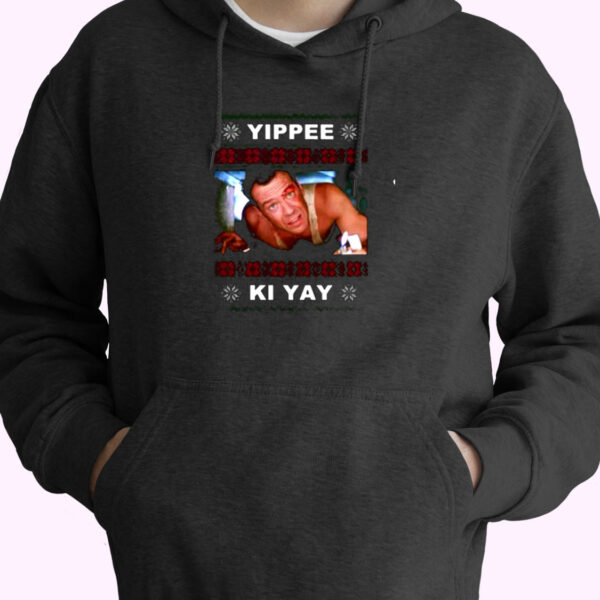 Yippe Ki Yay Xmas Ugly Christmas Essential Hoodie