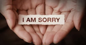apology message for her