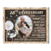 28th Wedding Anniversary Gift, Personalized 28th Anniversary Gift For Wife, 28 Years Down Forever To Go