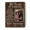 30th Anniversary Gifts, Anniversary Gift For Parents 30th, 30 Years Of Marriage – Best Personalized Gifts For Everyone