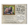 33rd Anniversary Gifts For Parents 33 Years Anniversary Gift, For All That You Have Been To Us Anniversary Photo Frame