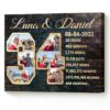 34th Anniversary Gift Custom Collage Photo Canvas, Best Anniversary Gift For Parents, 34 Year Anniversary Gift – Best Personalized Gifts For Everyone