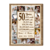 5 Years Together Custom Couple Photo Canvas Print, Personalized 5 Year Wedding Anniversary Gift, 5th Anniversary Gifts For Girlfriend Wife – Best Personalized Gifts For Everyone
