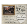 57th Anniversary Gifts For Parents, 57 Years Anniversary Gift, For All That You Have Been To Us Anniversary Photo Frame
