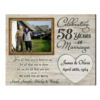 58th Anniversary Gifts For Parents 58 Years Anniversary Gift, For All That You Have Been To Us Anniversary Photo Frame