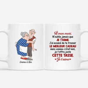 A Mon Mari – Cadeau Personnalise  Mug pour Couple