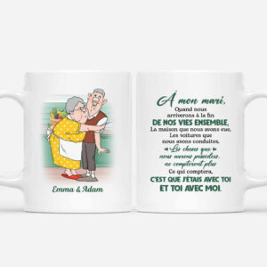 A Mon Mari – Cadeau Personnalise  Mug pour Homme