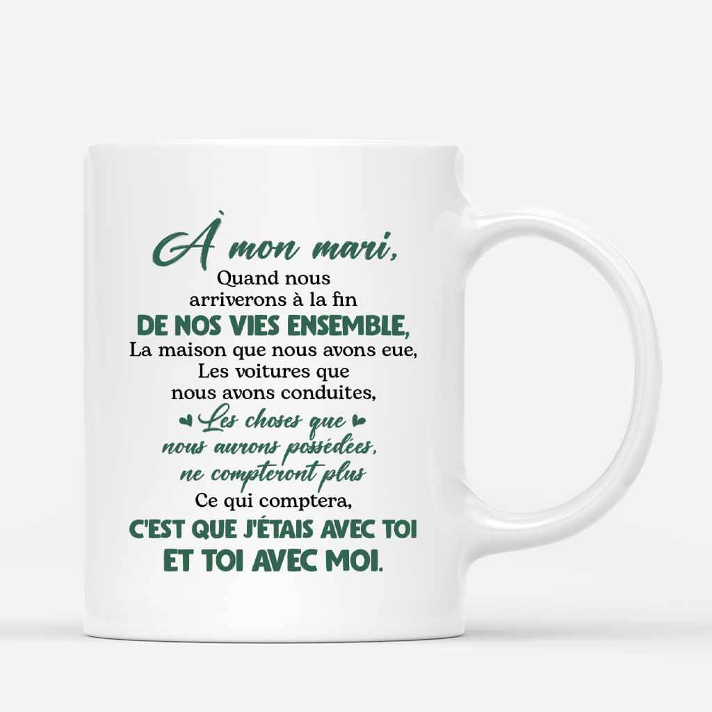 A Mon Mari - Cadeau Personnalise Mug pour Homme A Mon Mari - Cadeau Personnalise Mug pour Homme