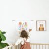 ABC alphabet Wood Pennant Nursery Wall Decor
