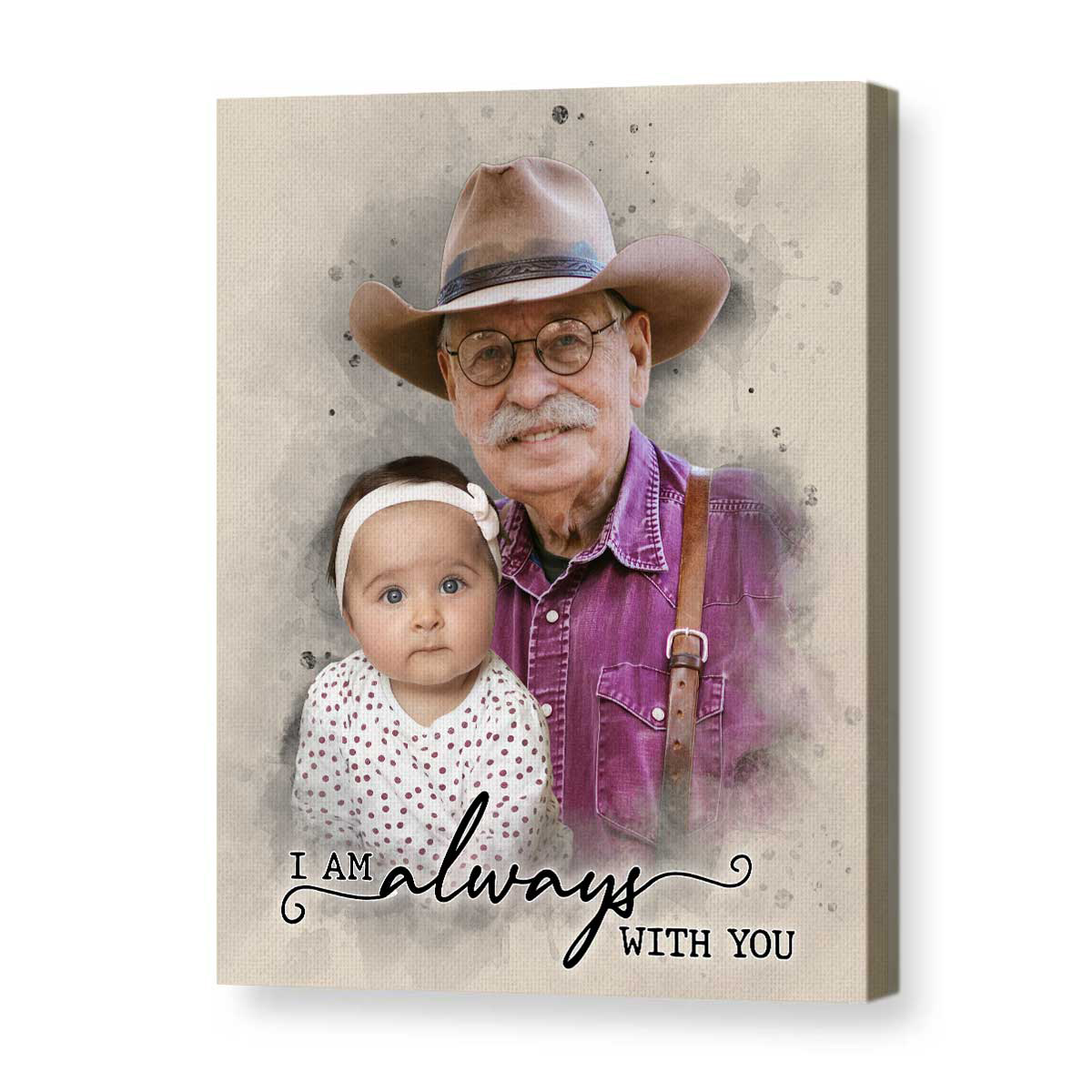 Add Loved One To Photo Custom Canvas, Loss Of Father-Mother Gift, Family Portrait From Photos, Memorial Gift For Dad Mom - Best Personalized Gifts For Everyone Add Loved One To Photo Custom Canvas, Loss Of Father-Mother Gift, Family Portrait From Photos, Memorial Gift For Dad Mom - Best Personalized Gifts For Everyone