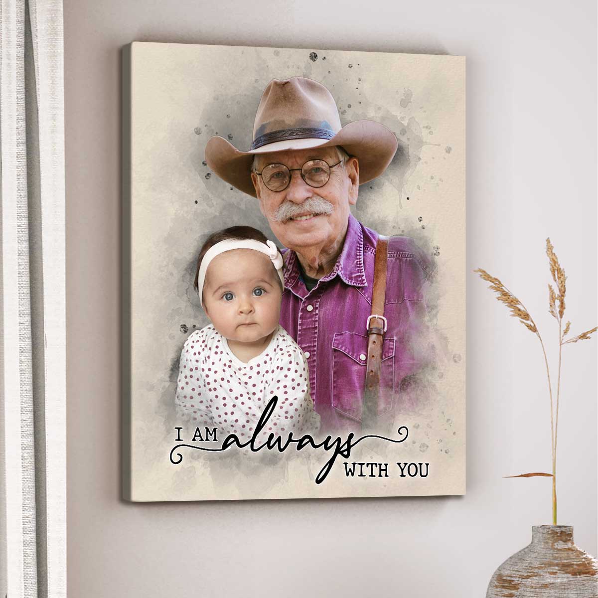 Add Loved One To Photo Custom Canvas, Loss Of Father-Mother Gift, Family Portrait From Photos, Memorial Gift For Dad Mom - Best Personalized Gifts For Everyone Add Loved One To Photo Custom Canvas, Loss Of Father-Mother Gift, Family Portrait From Photos, Memorial Gift For Dad Mom - Best Personalized Gifts For Everyone
