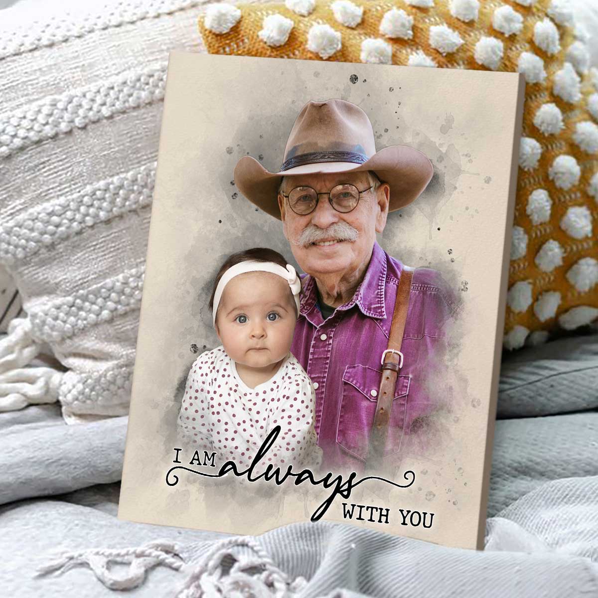 Add Loved One To Photo Custom Canvas, Loss Of Father-Mother Gift, Family Portrait From Photos, Memorial Gift For Dad Mom - Best Personalized Gifts For Everyone Add Loved One To Photo Custom Canvas, Loss Of Father-Mother Gift, Family Portrait From Photos, Memorial Gift For Dad Mom - Best Personalized Gifts For Everyone
