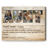 Aunt Definition Custom Picture Canvas, Mothers Day Gift For Aunt, Aunt Gifts Personalized, Best Auntie Picture Gifts, Aunt Canvas – Best Personalized Gifts For Everyone