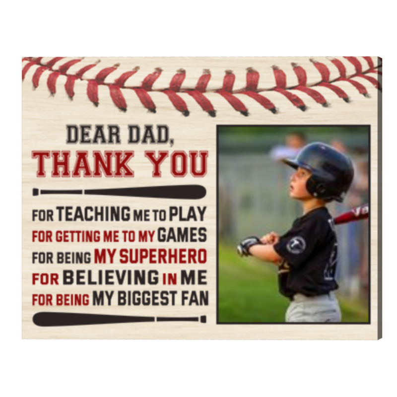 Baseball Dad Gift From Son Daughter, Baseball Gift For Dad, Thank You Dad Sign Baseball Dad Gift From Son Daughter, Baseball Gift For Dad, Thank You Dad Sign