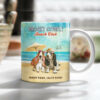 Basset Hound Dog Beach Club Mug